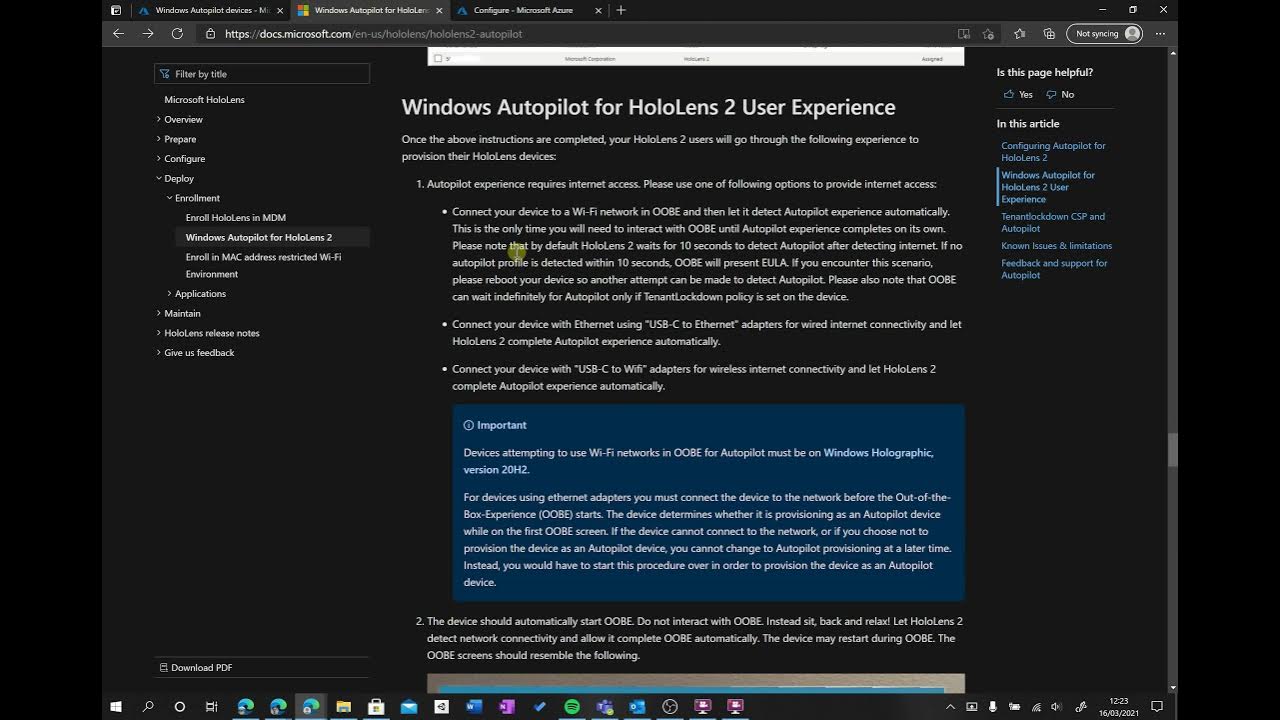 Autopilot Video 7 Profile Status and Autopilot deployment flow YouTube