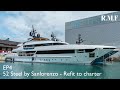 Behind the build  rmf 52 steel by sanlorenzo  refit to charter