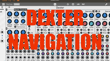 miRack AUv3 - Tutorial: Exploring the app Part 5, Dexter: Navigation