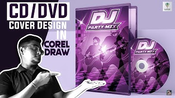 CD, DVD Cover Design In Corel Draw | How to Make || a CD Cover Design || in Corel Draw in Hindi/Urdu
