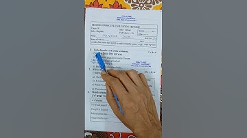 class 4 english 2nd unit test question paper 2025| class 4 second unit test english question paper