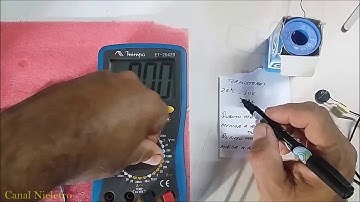 78- Testar termistores sensores de temperatura tipo NTC