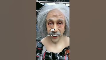 albert einstein robot #shortsvideo