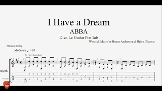 ABBA - I Have A Dream - Guitar Tabs