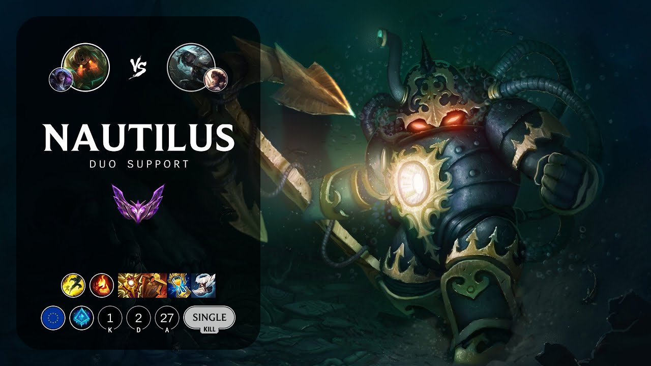 Nautilus Support vs Senna EUW Master Patch 13.8 YouTube
