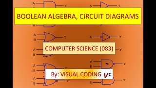 Computer Science Python | Boolean Algebra | Logic Circuit diagrams