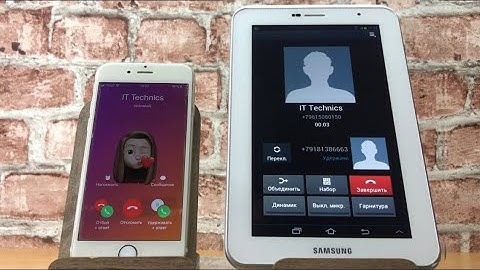 Incoming Call Waiting,Holding & Conference on iPhone 6 vs Samsung Tab2