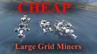 Space Engineers - Cheap Mining Ships (+ tiny ship base)