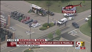 Suspicious package under investigatIon at Franlkin Walmart