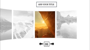 Animation Carousel Effect with picture in PowerPoint #slideegg