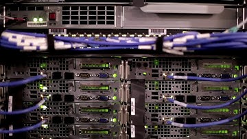 Data Center - Structured Cabling Video Background