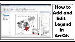How To Add Legend In ArcGIS | How To Edit legend In ArcGIS