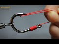 Tie your fishing hooks with this perfect knot//best knot ever