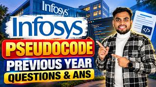 🔥Infosys Pseudocode Questions and Answers | Infosys Systems Engineer PYQ | Infosys Hiring 2027