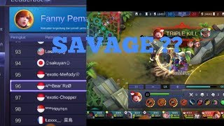 TOP GLOBAL FANNY ! FANNY GAMEPLAY BY BEAR screenshot 4