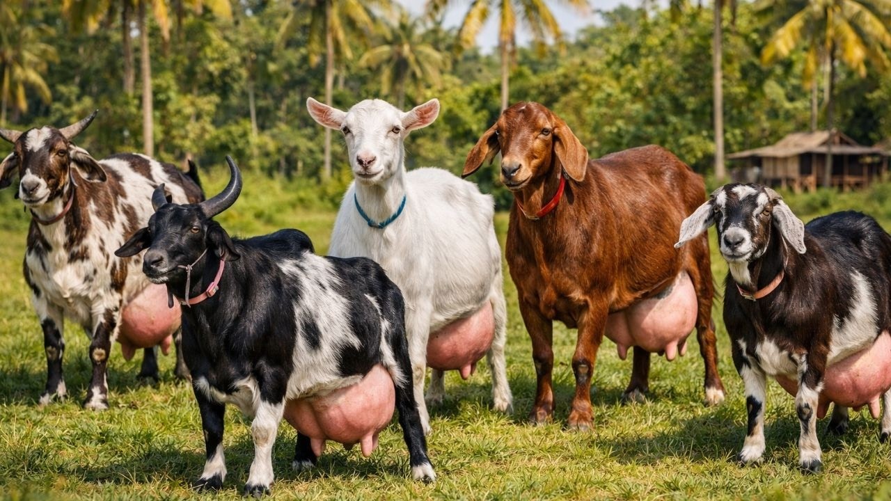 CABRAS LECHERAS en Clima Tropical 🤯 Producen MÁS Leche que Otras Razas