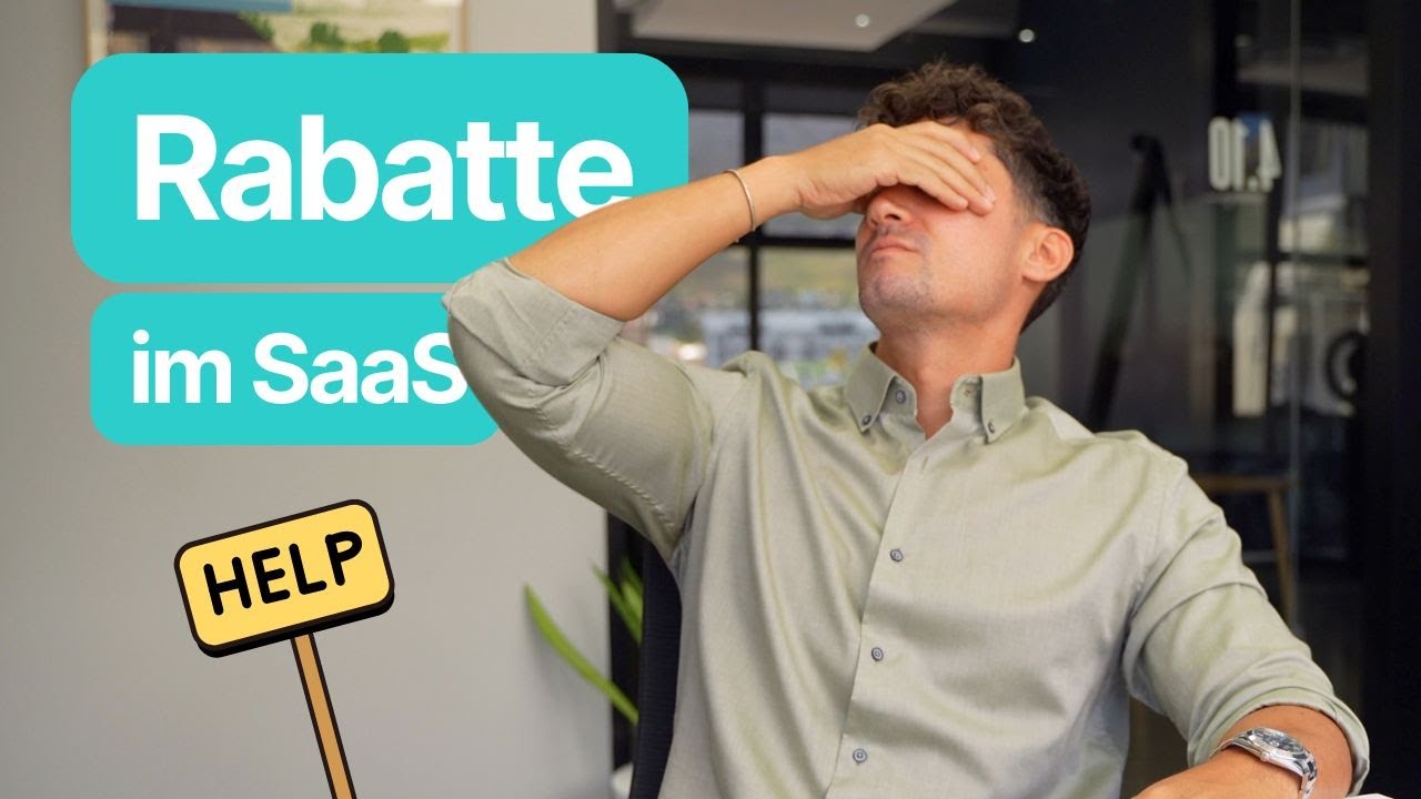 Ein gut gemeinter Rabatt schadet deinem SaaS mehr als du denkst!