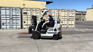 Lot C0235: 2015 Nissan MCP1F2A20LV 4000Lb Capacity Propane Forklift