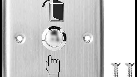 Aluminum alloy Door Release Switch Access Emergency Push Button for Door Access Control
