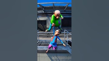 GTA V: DR JHATKA FROM MOTU PATLU SAVING HIS FRIEND 🥺| #shorts