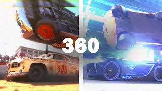 I edited the Doc Hudson's famous 360 flip scene #pixarcars