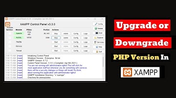 🔽 How to Downgrade PHP Version in XAMPP – Step-by-Step Guide (Easy & Fast!) 🚀