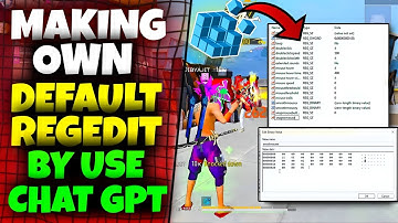 HOW TO MAKE OWN DEFAULT REGEDIT? HEADSHOT+NO RECOIL🔥 FREE FIRE MOUSE DEFAULT REGEDIT MAKING❗
