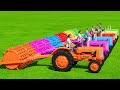 CULTIVATING WITH GIANT ROLLER &amp; COLORED ZETOR TRACTORS &amp; TRANSPORT ANIMALS - FS22
