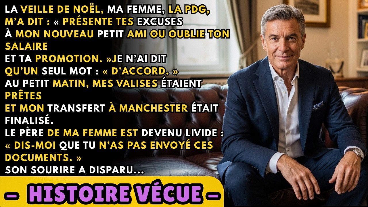 Un simple « Joyeux Noël » a tout fait basculer. Ce soir du 24 décembre, chez les parents de ma femme, elle m’a pris à part dans le couloir et m’a lancé : « Tu vas t’excuser auprès de Tristan où tu...