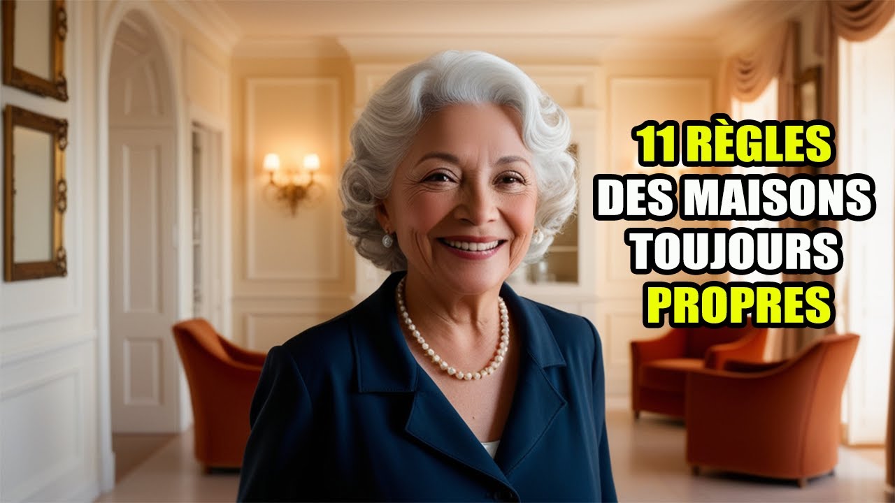 11 RÈGLES Silencieuses des MAISONS Toujours PROPRES (#8 va te faire mal)