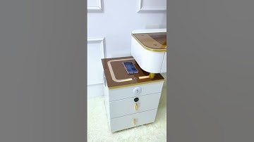 Bộ Bàn trang điểm thông minh sạc tự động, loa bluetooth không dây kèm đèn led sang trọng