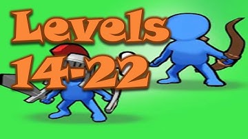 Epic Magic Clash: Wizard Fight - Gameplay Walkthrough Part 2 Levels 14-22 Stickman Army (iOS,Android