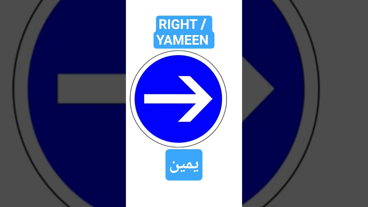 Right & Left in Saudi Arabic 🇸🇦 | Hijazi Arabic Daily Words