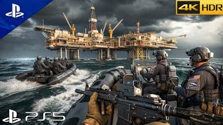 U.s. Navy Seals The Russian Oil Rig Hostage Rescue Operation Call Of Duty Ps5 Pro 4K Gameplay