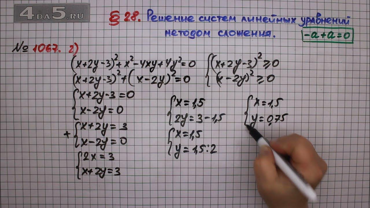 Гдз Алгебра 7 класс номер 1077.