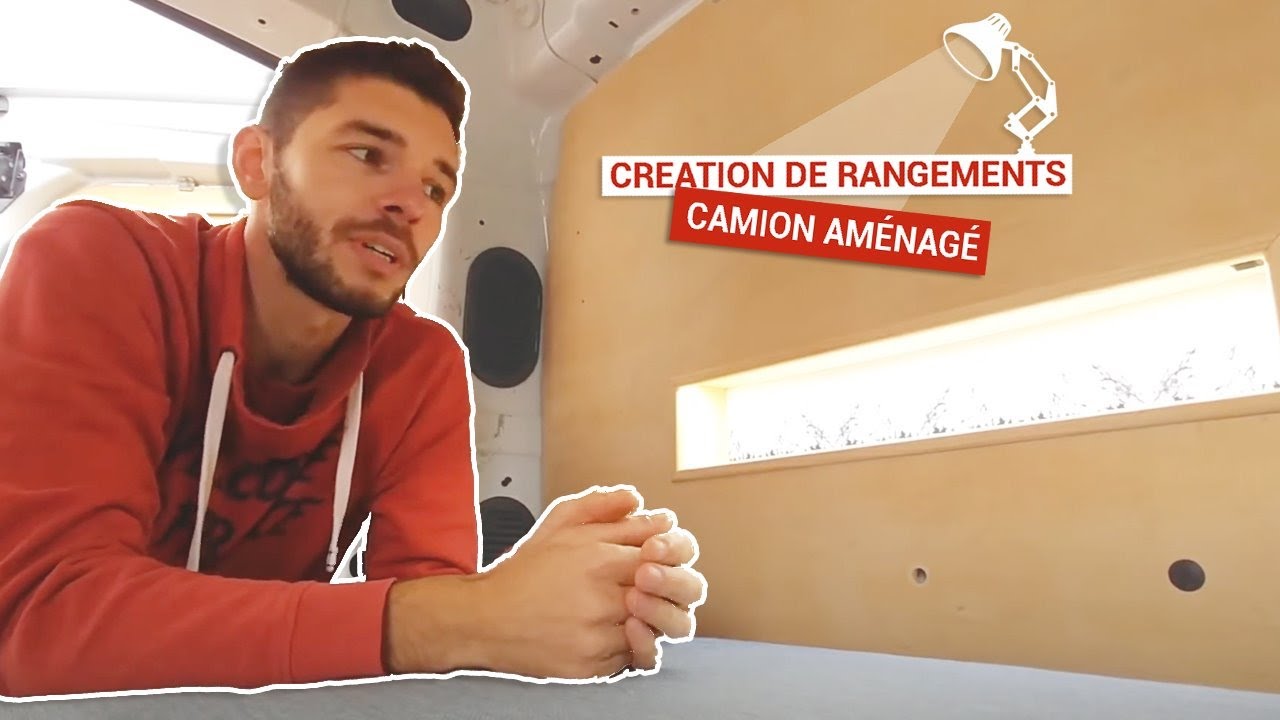 👩‍🔧 CRÉER DES RANGEMENTS GRATUITEMENT DANS SON VAN : Trucs et