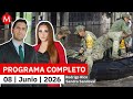 Alerta roja por la llegada de la tormenta tropical 'Boris' | Milenio Noticias, 8 de junio de 2026