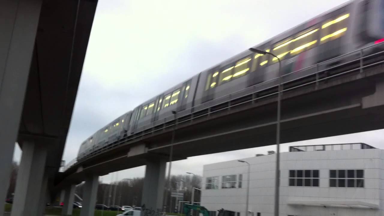 RET Metro 2xType B Combi half Oud+Nieuw nabij Rhijnspoor op lijn C richting De Terp !!!! (5348+5361)