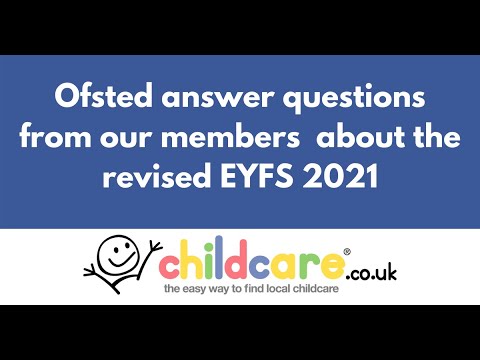 Ofsted answer our questions about the revised EYFS