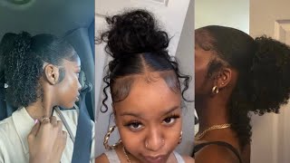 PRETTY NATURAL HAIRSTYLES COMPILATION😍🌸