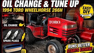 1994 Toro Wheel Horse 266H FULL Tune-Up! Oil Change, Spark Plugs & Air Filter (Starts Like NEW!)
