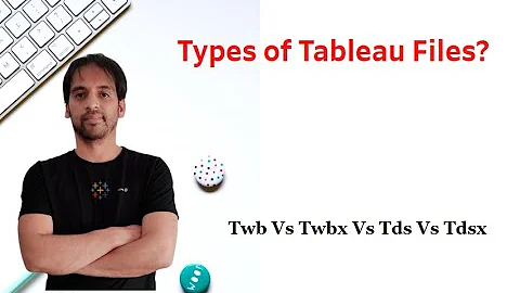 Types of files -Tableau  (twb,twbx,tds,tdsx)