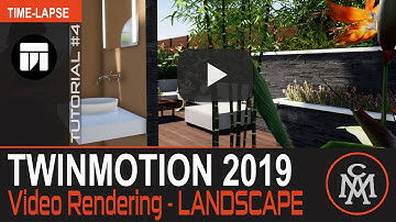 Exterior Rendering in Twinmotion | Landscape / Public Restroom - Part 3