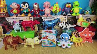 Review Happy Airplane, Ironman, Dinosaur Triceratops, Cow, Elephant, Bee