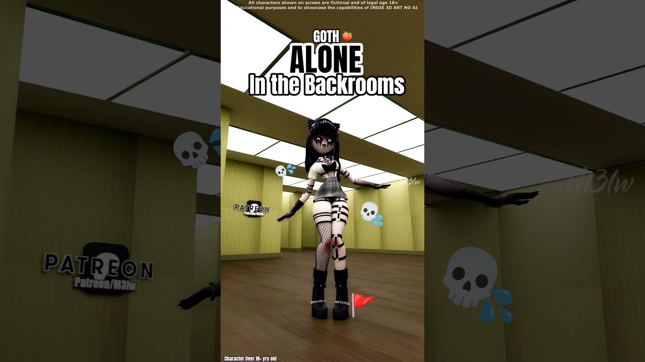 Alone in the Backrooms 💀 Animation meme