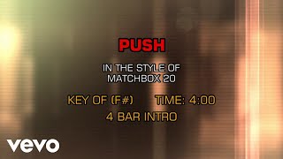 Matchbox Twenty - Push (Karaoke)