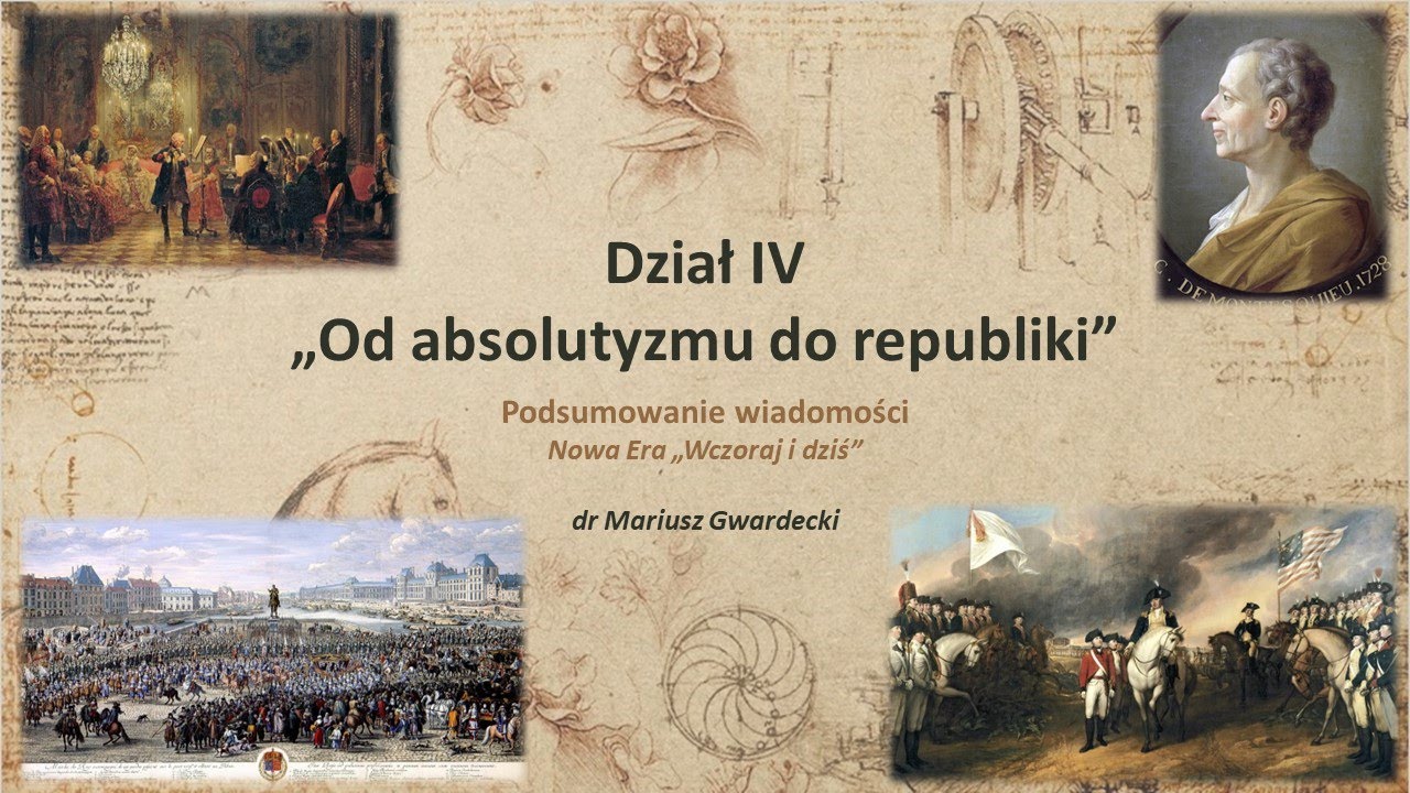 Od Absolutyzmu Do Republiki Sprawdzian