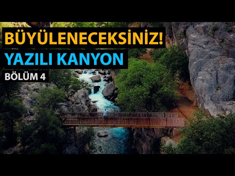 Turkuaz Renkli Suyu ile Yazılı Kanyon - Karavan Rotaları 4. Bölüm