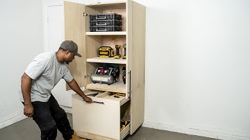 DIY Garage Cabinet Storage (With multipurpose drawer) – Part 1  | DIY Creators