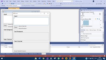 Tampilan Aplikasi Kompresi Huffman Coding